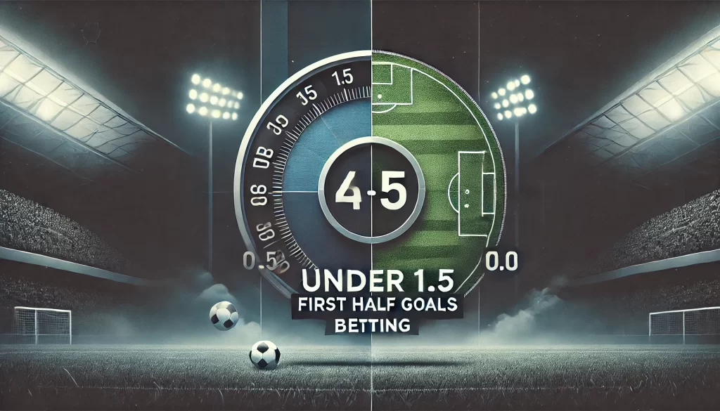 Effective and Sustainable First-Half Goal Betting Strategy