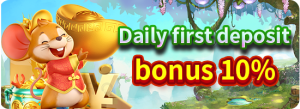 Daily First Deposit Bonus 10% Promotion Details
